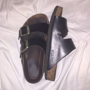 black birkenstocks